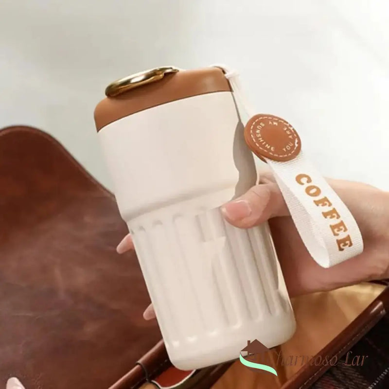 Copo Térmico 450ml Inteligente com Tampa Premium
