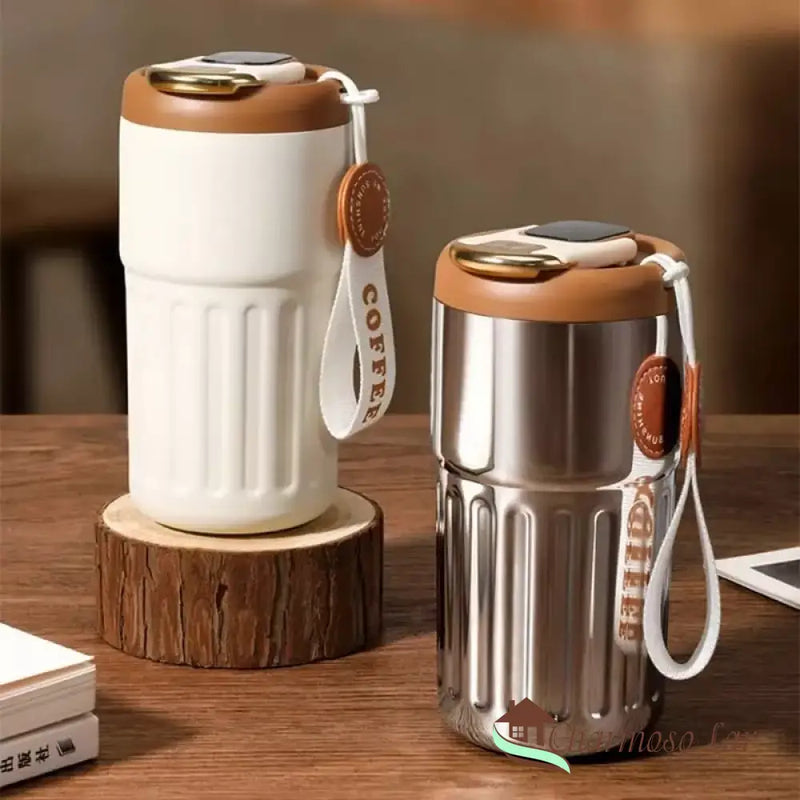 Copo Térmico 450ml Inteligente com Tampa Premium
