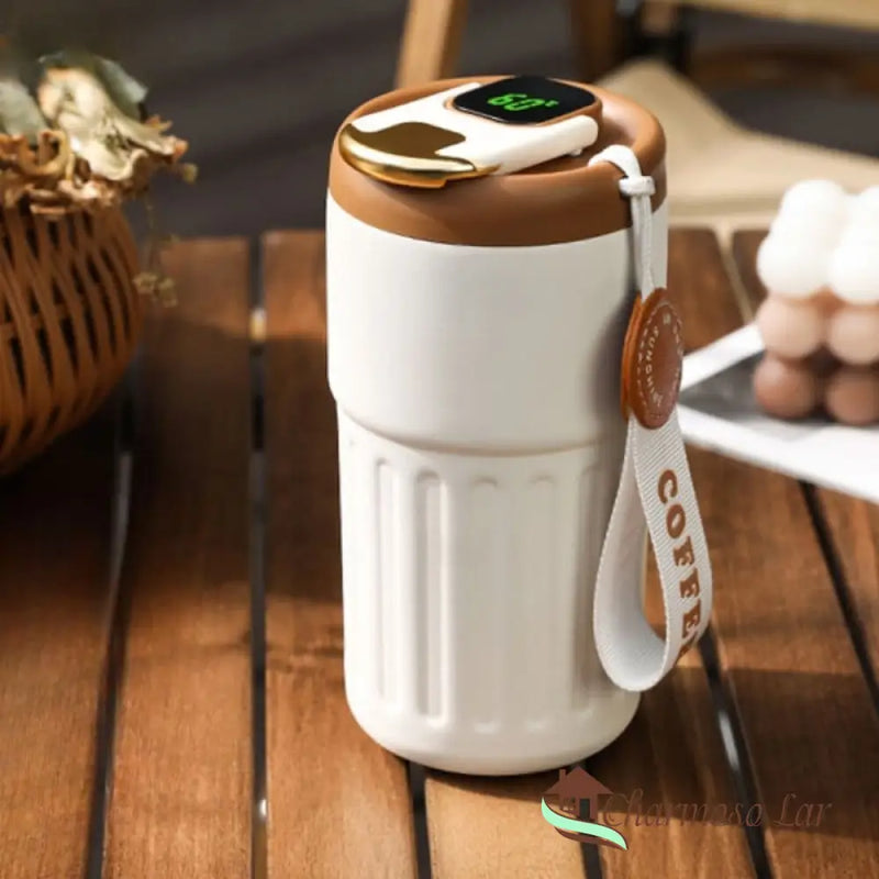 Copo Térmico 450ml Inteligente com Tampa Premium