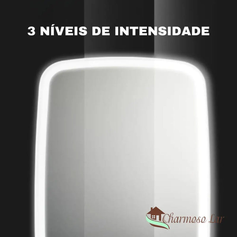 Espelho de Mesa com LED para Maquiagem