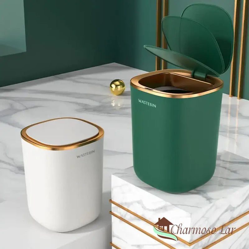 Lixeira Automática Wastebin para Banheiro e Cozinha