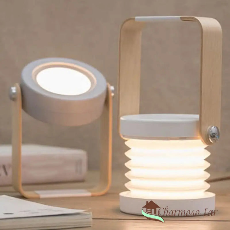 Luminária de Mesa LED com Alça Luminária de Leitura