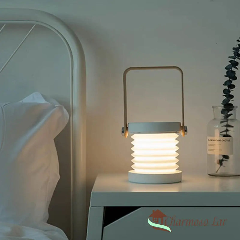 Luminária de Mesa LED com Alça Luminária de Leitura