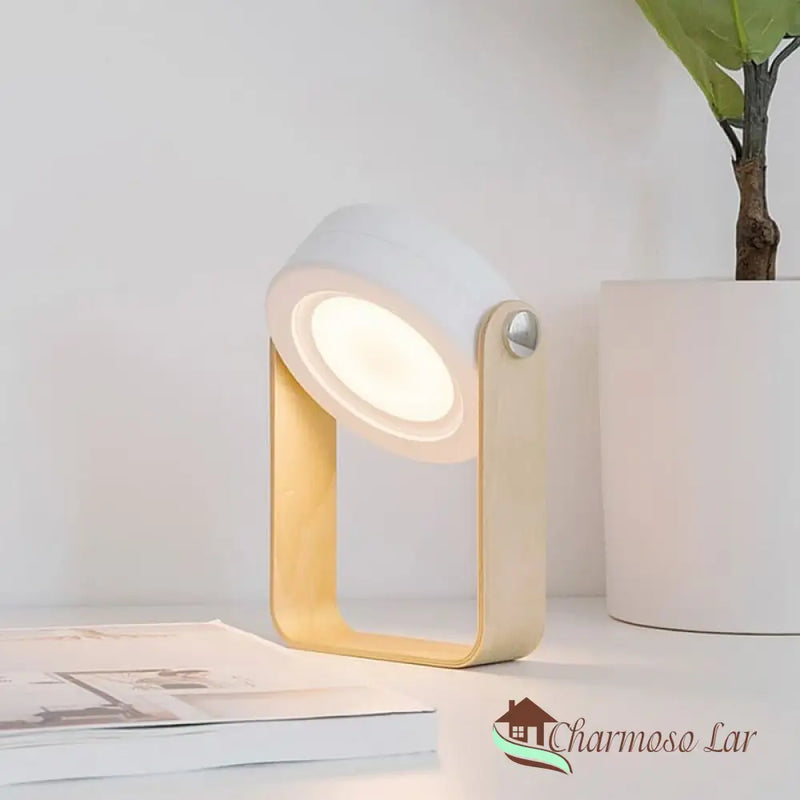 Luminária de Mesa LED com Alça Luminária de Leitura