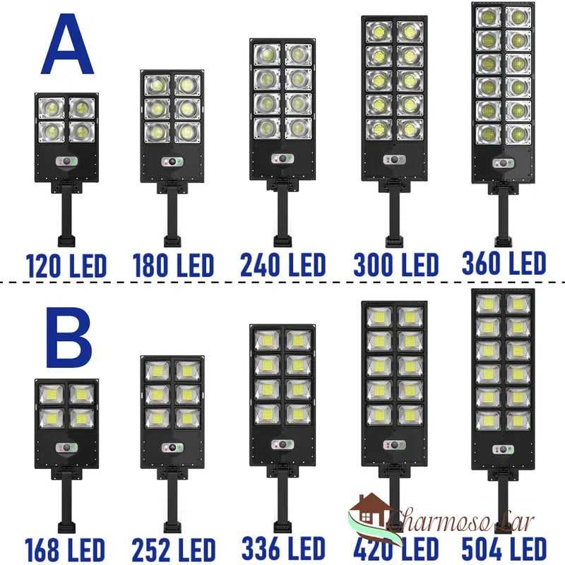 Luminária Solar LED com Sensor