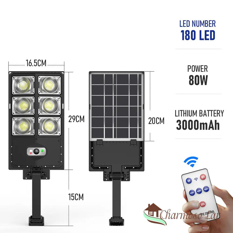 Luminária Solar LED com Sensor