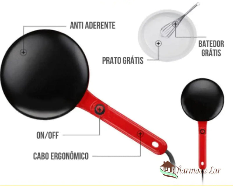 Panquequeira Elétrica Antiaderente